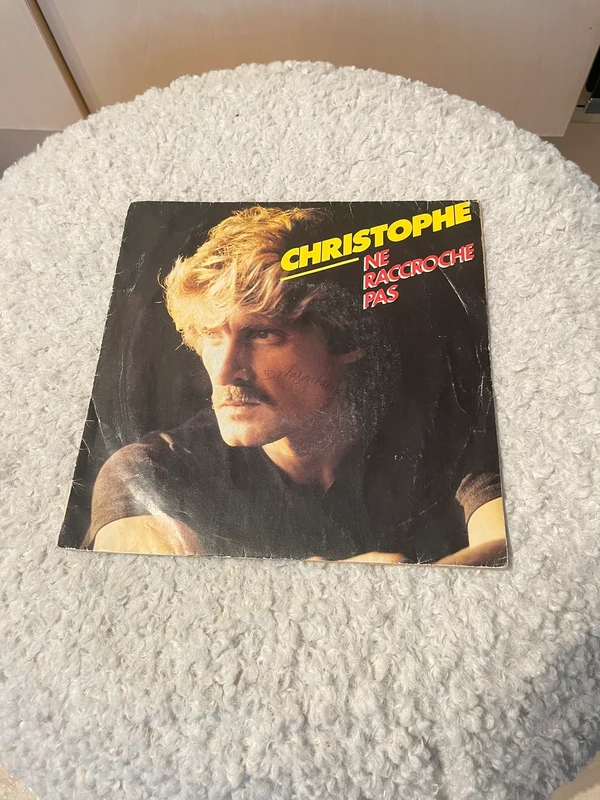 Vinyle Christophe Ne raccroche pas - Méchamment Rock N Roll 45 tours