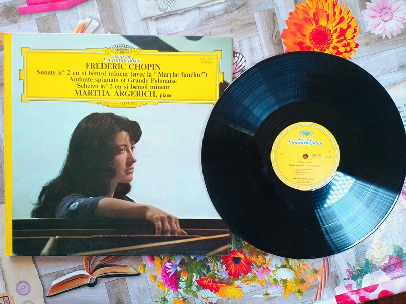 Vinyle sonate numéro 2 en si bémol mineur, avec la marche funèbre
