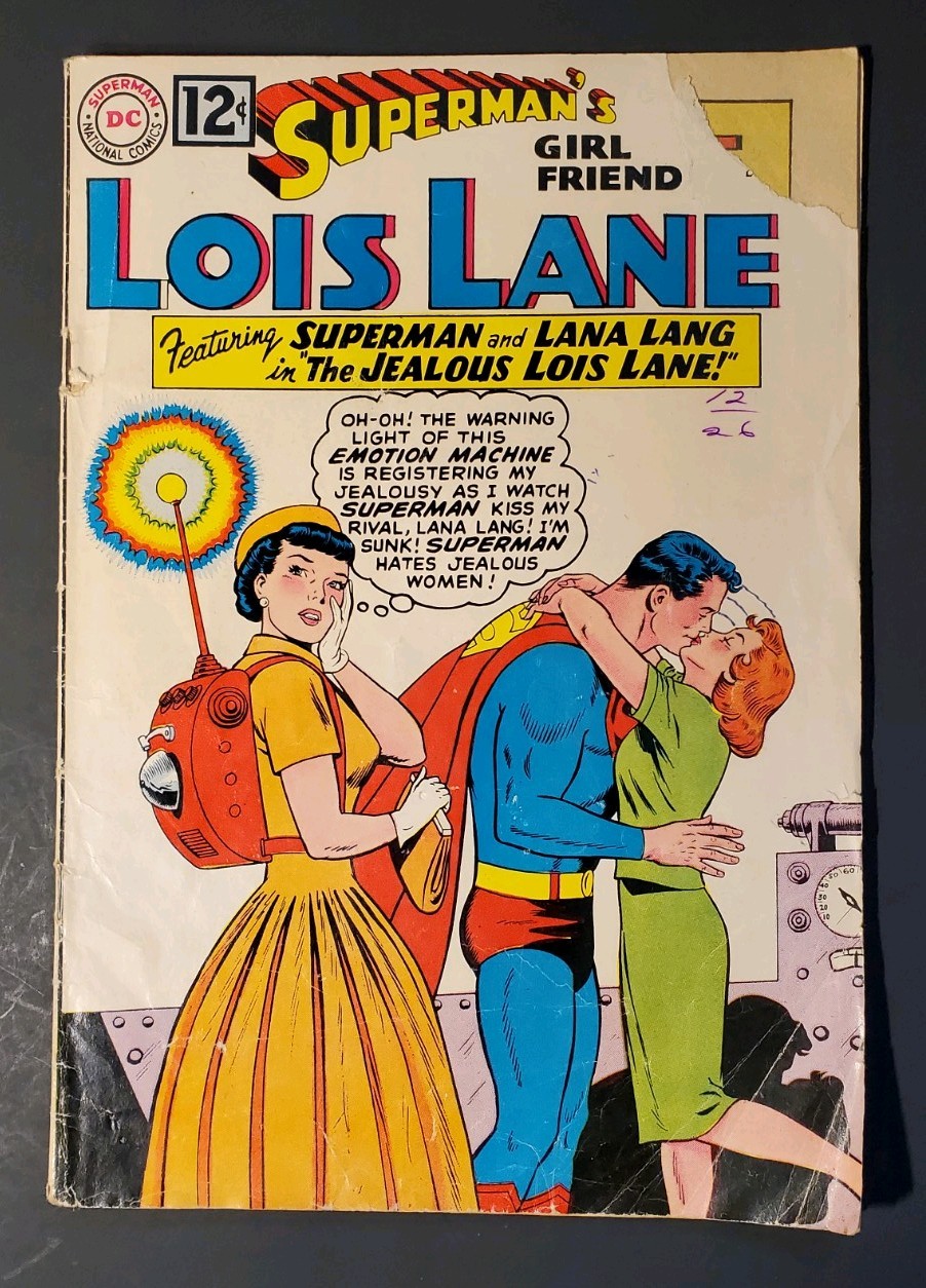 1962 DC Comics #31 Superman's Girl Friend LOIS LANE Silver age Comic book F/G