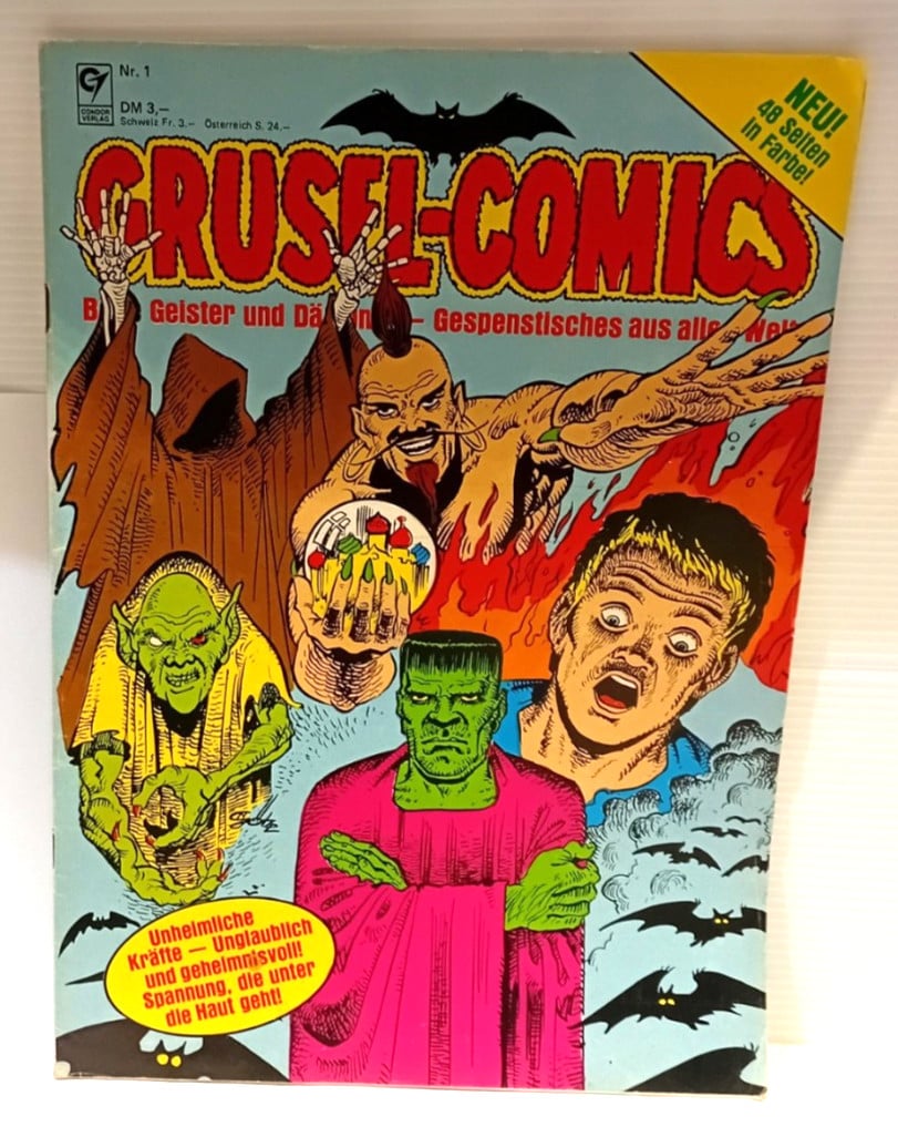 GRUSEL-COMICS BAND 1 CONDOR VERL. Buone condizioni