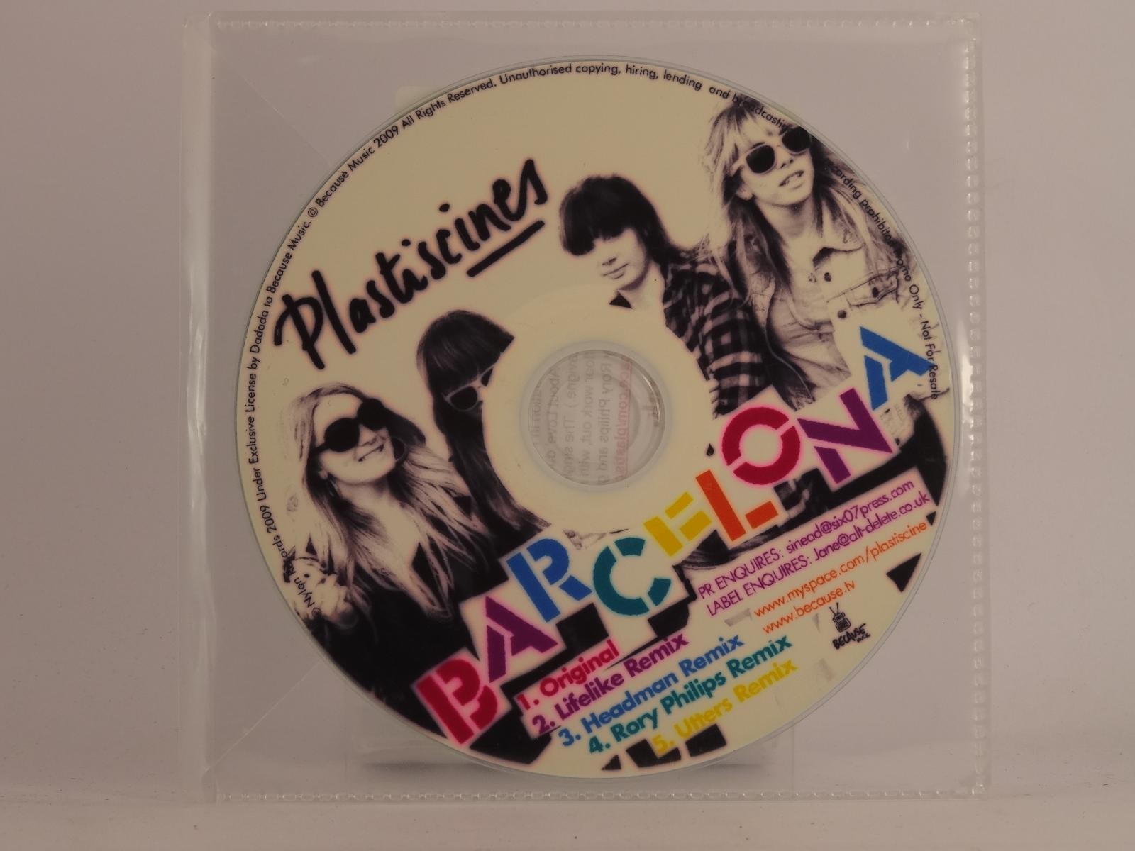 PLASTISCINES BARCELONA (F7) 5 Track Promo CD Single including Plastic Sleeve BEC