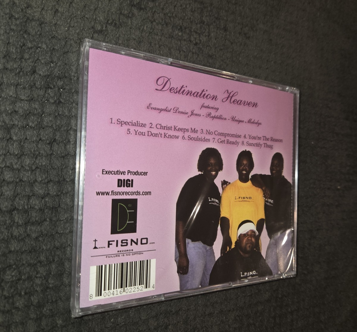 New sealed Cd Destination Heaven Fisno Records Christian Music