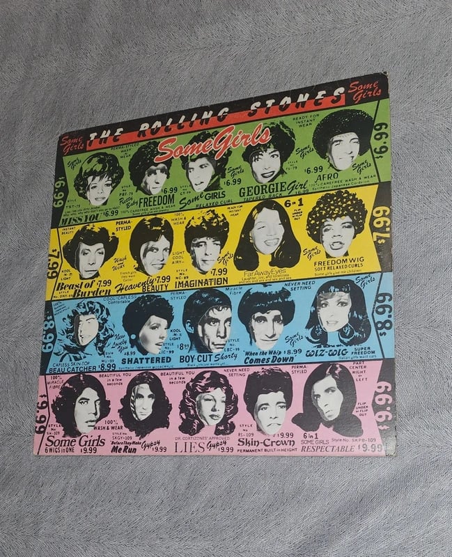 The Rolling Stones Some Girls 1ère Pochette 1978  Disque Vinyle 33 T LP