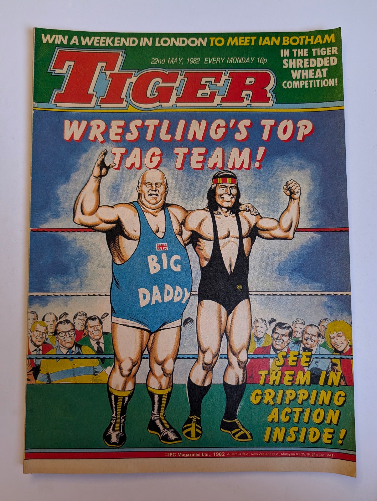 Tiger Comic 22nd May 1982, IPC Magazines Ltd.