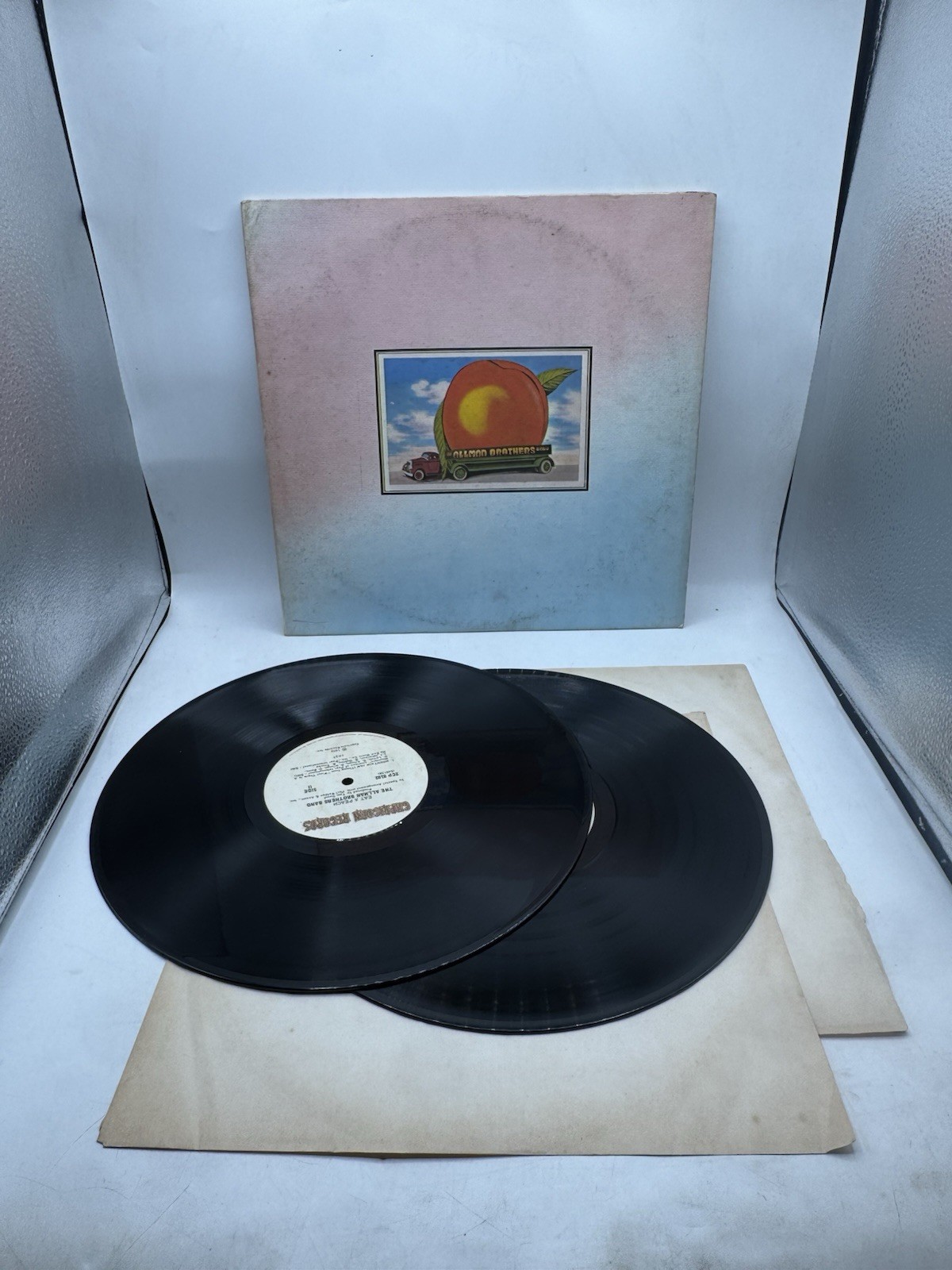 ALLMAN BROTHERS-EAT A PEACH-CLASSIC ROCK LP ON CAPRICORN- MOLD