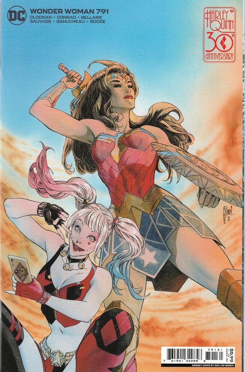 WONDER WOMAN #791 (2016) CLOONAN/SAUVAGE ~ VARIANTE CARTONCINO G. MARCH ~ NON LETTO NM