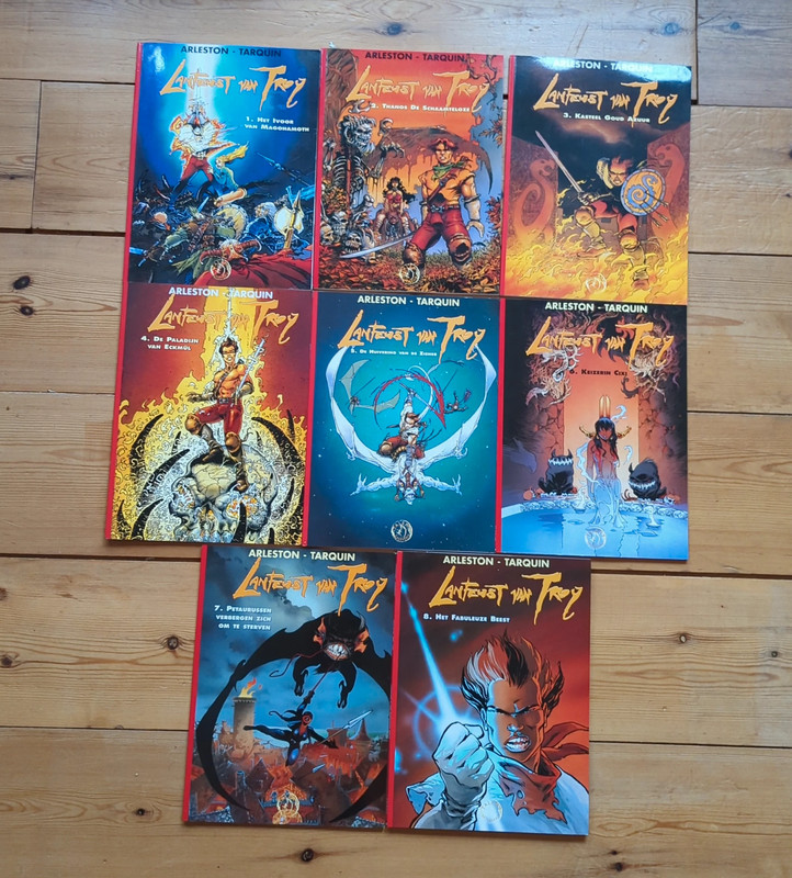 Stripboeken Lanfeust van Troy 1-8
