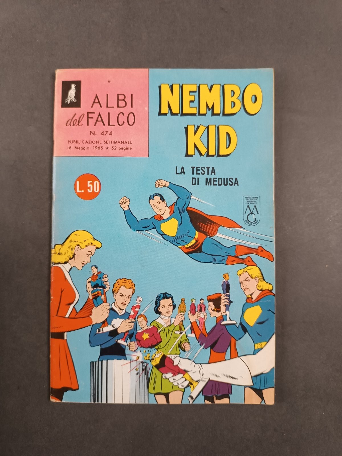 Albi del Falco Nembo Kid n.474 La testa di Medusa Mondadori 1965