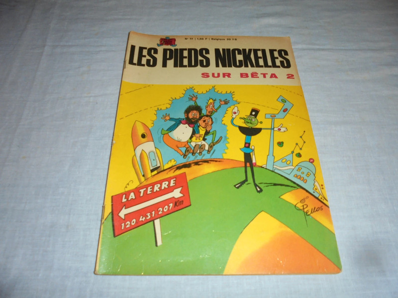 BD Les Pieds Nickelés 51 : Les Pieds Nickelés sur Bêta 2 Editions SPE 1967
