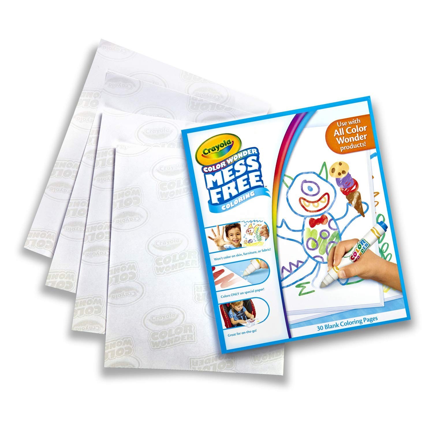 CRAYOLA Color Wonder Album Ricarica, 30 Pagine da Utilizzare con i Pennarelli...