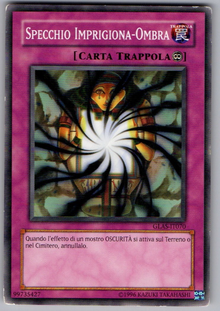 Yu-Gi-Oh! Specchio Imprigiona-Ombra GLAS-IT070 Common ITA Good