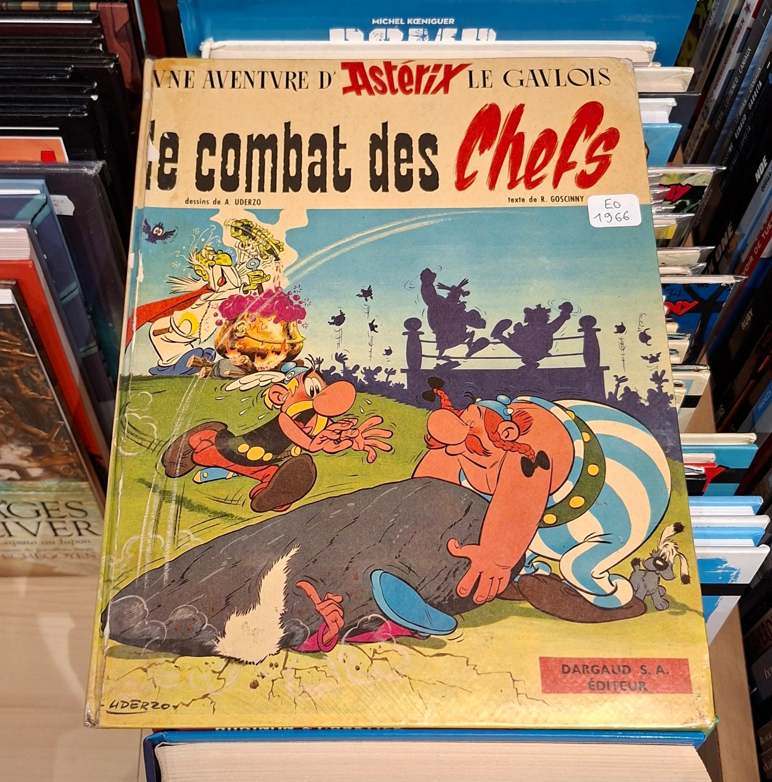 ASTERIX LE COMBAT DES CHEFS _ GOSCINNY - UDERZO / EO 1966 BE+