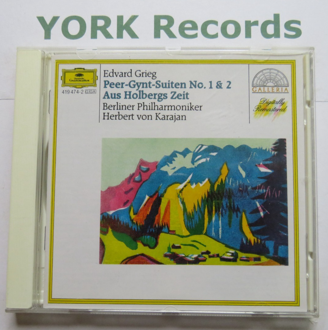 GRIEG - Peer Gynt Suites etc KARAJAN Berlin Philharmonic Orchestra - Ex CD DG