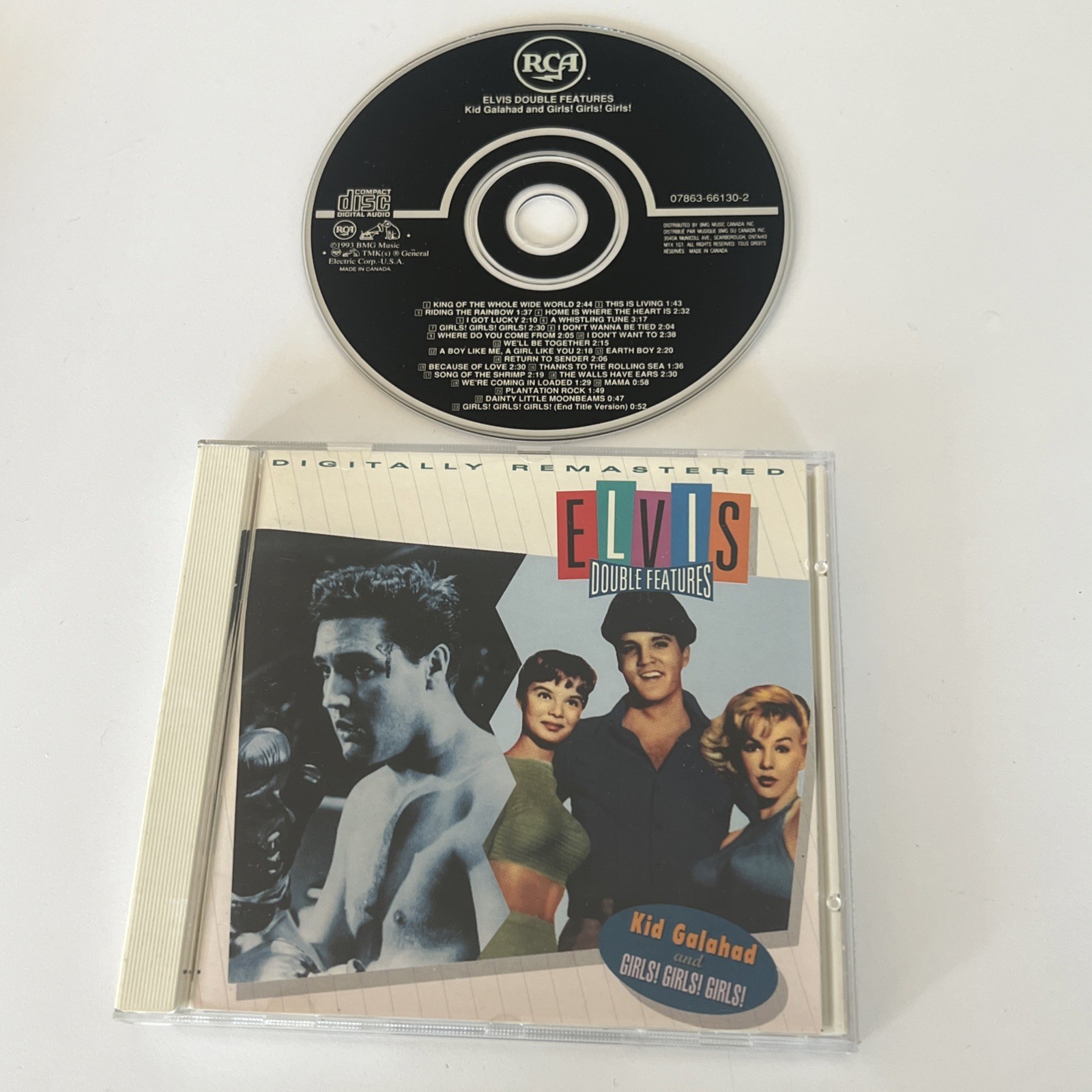 Kid Galahad/Girls! Girls! Girls! by Elvis Presley (CD, Feb-1993, RCA)