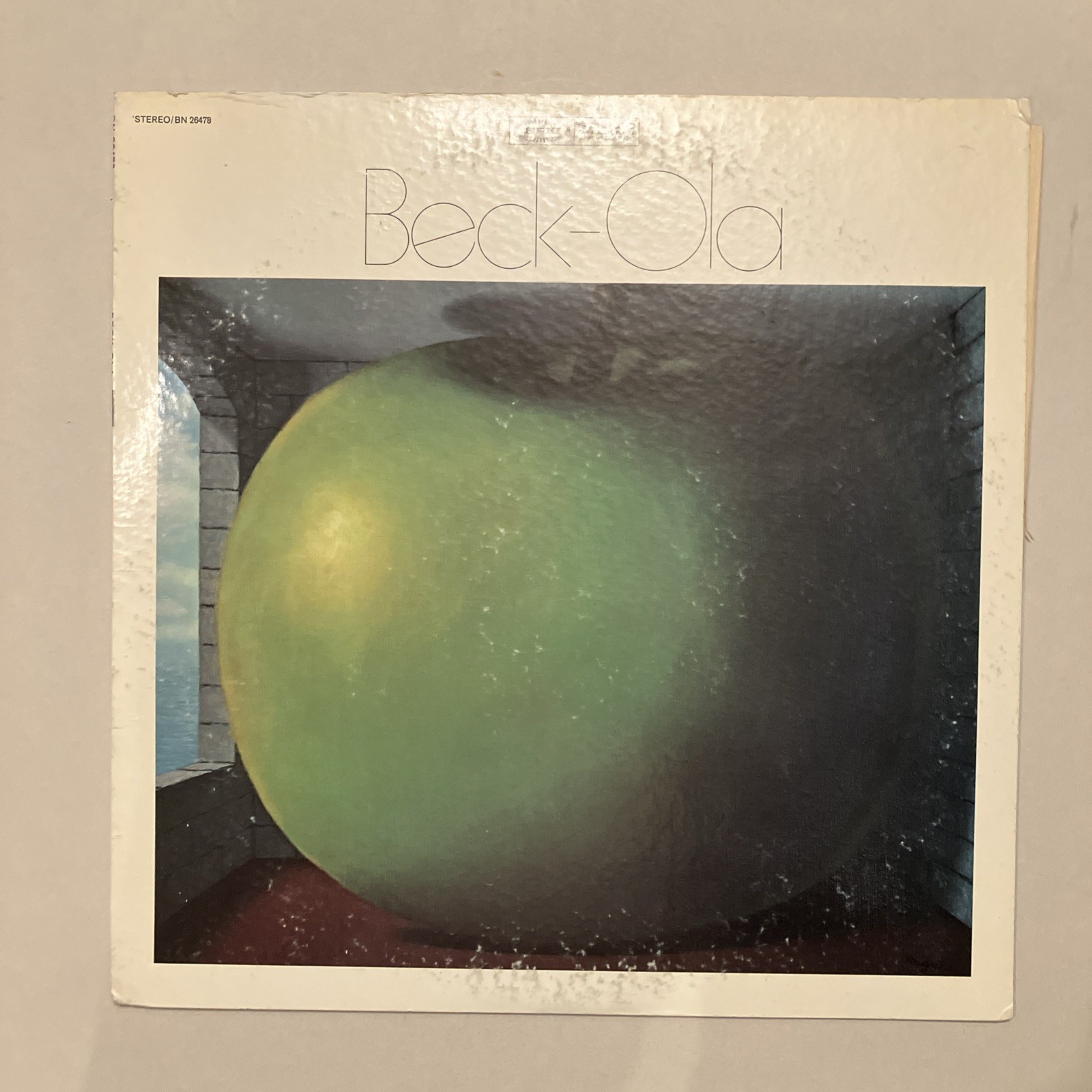 Jeff Beck Beck-Ola LP - 1969 - Epic BN 26478 - Yellow Labels -
