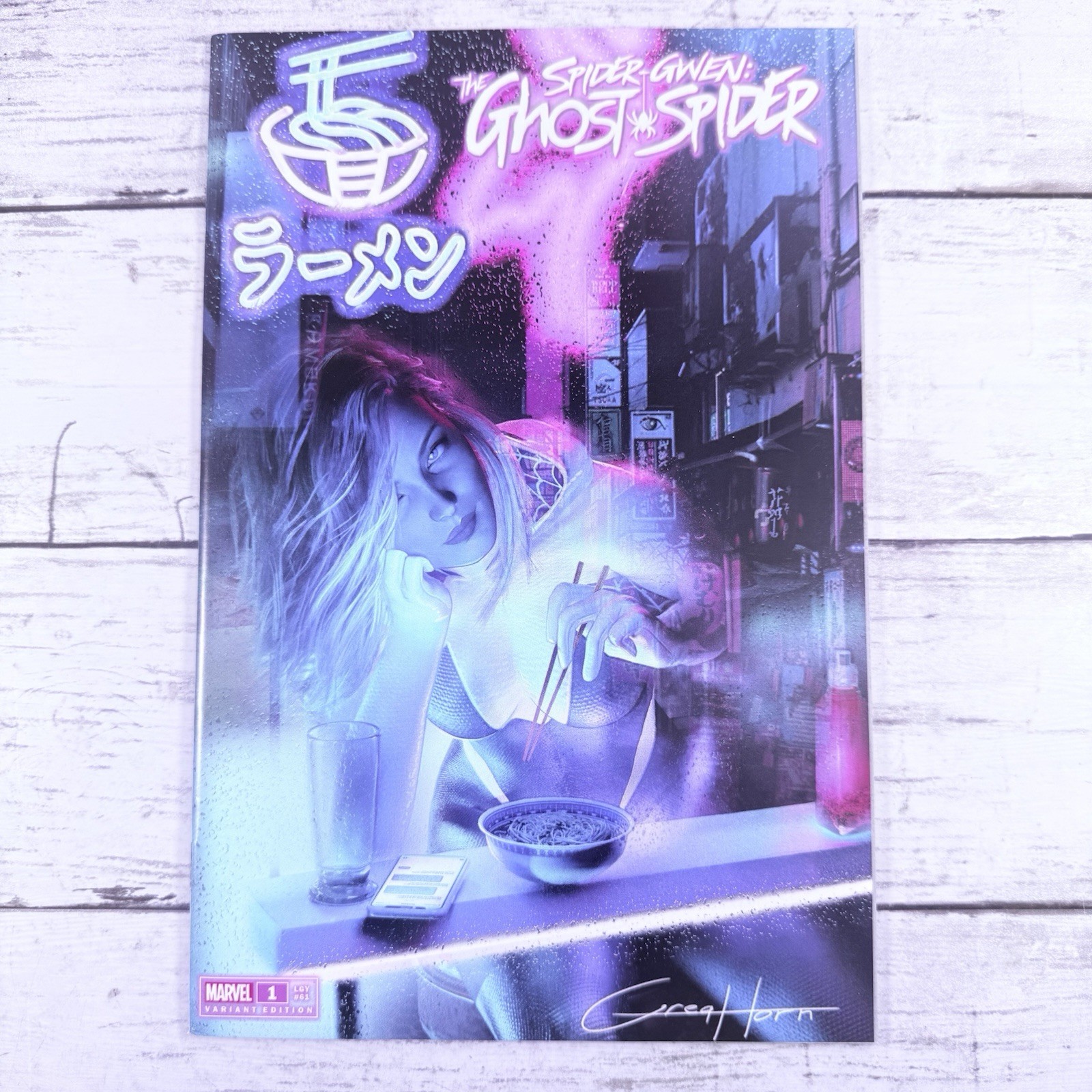 Spider-Gwen Ghost-Spider #1 Greg Horn ComicXposure Variant Marvel 2024