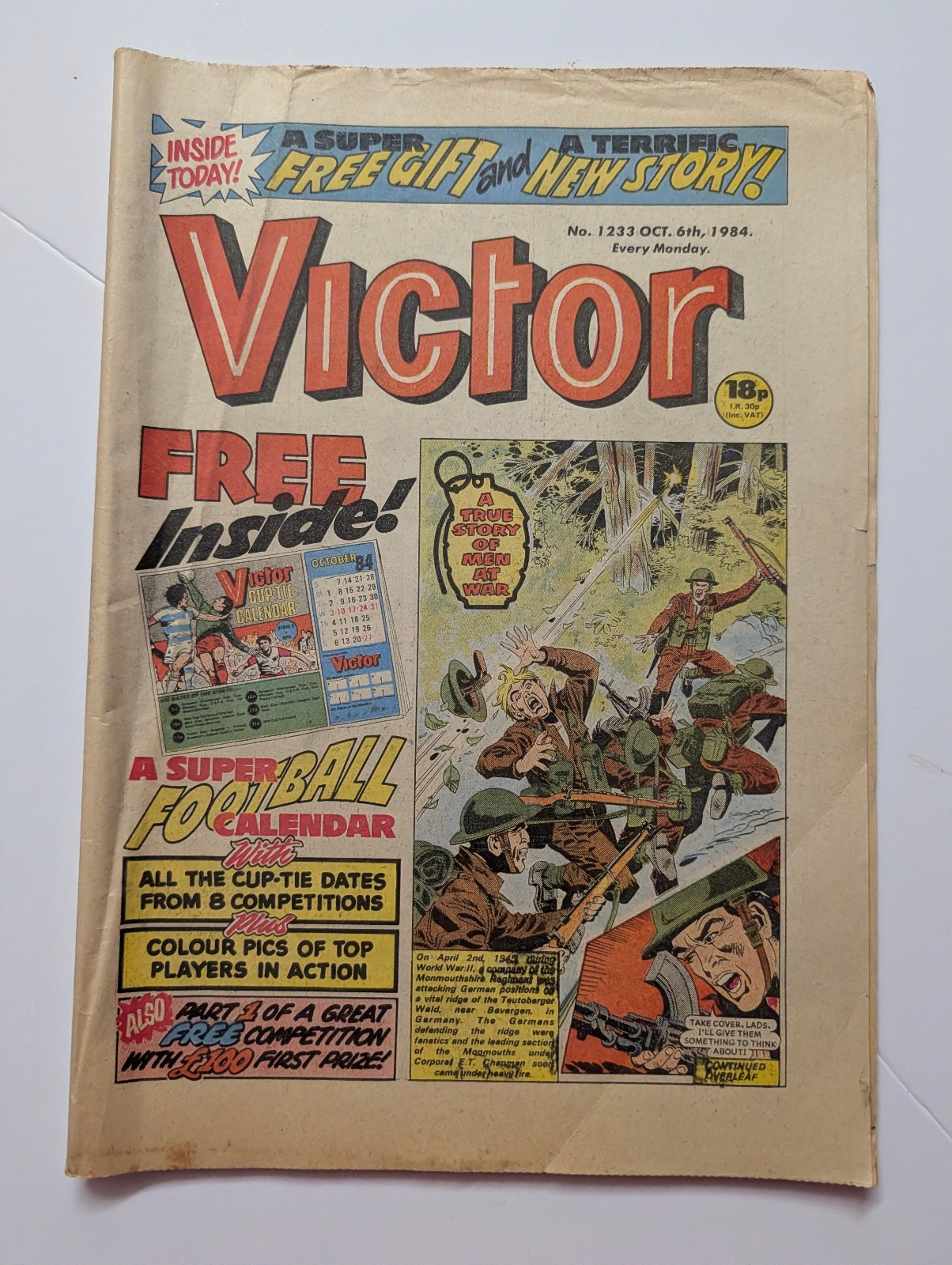 The Victor Comic, No 1234, October 13th 1984.