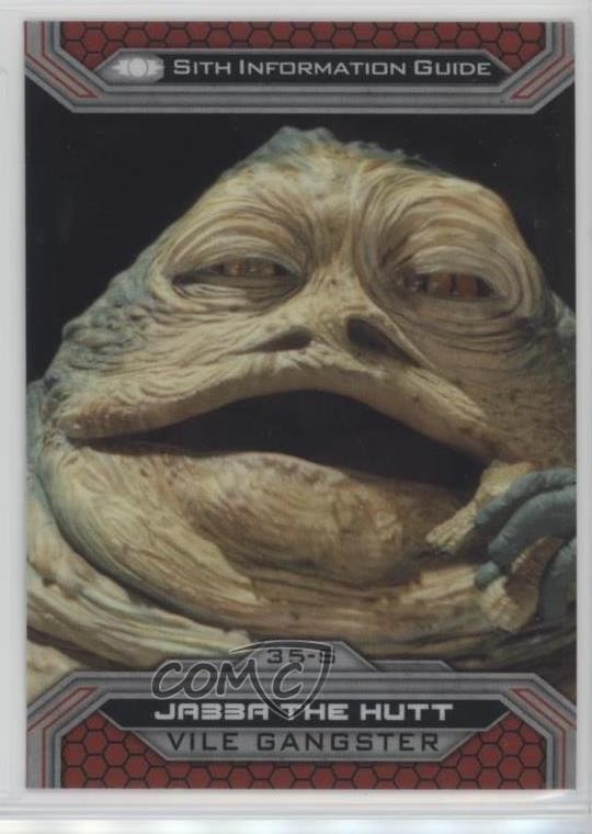 2015 Star Wars Chrome Perspectives: Jedi vs Sith rifrattore Jabba The Hutt 2k3