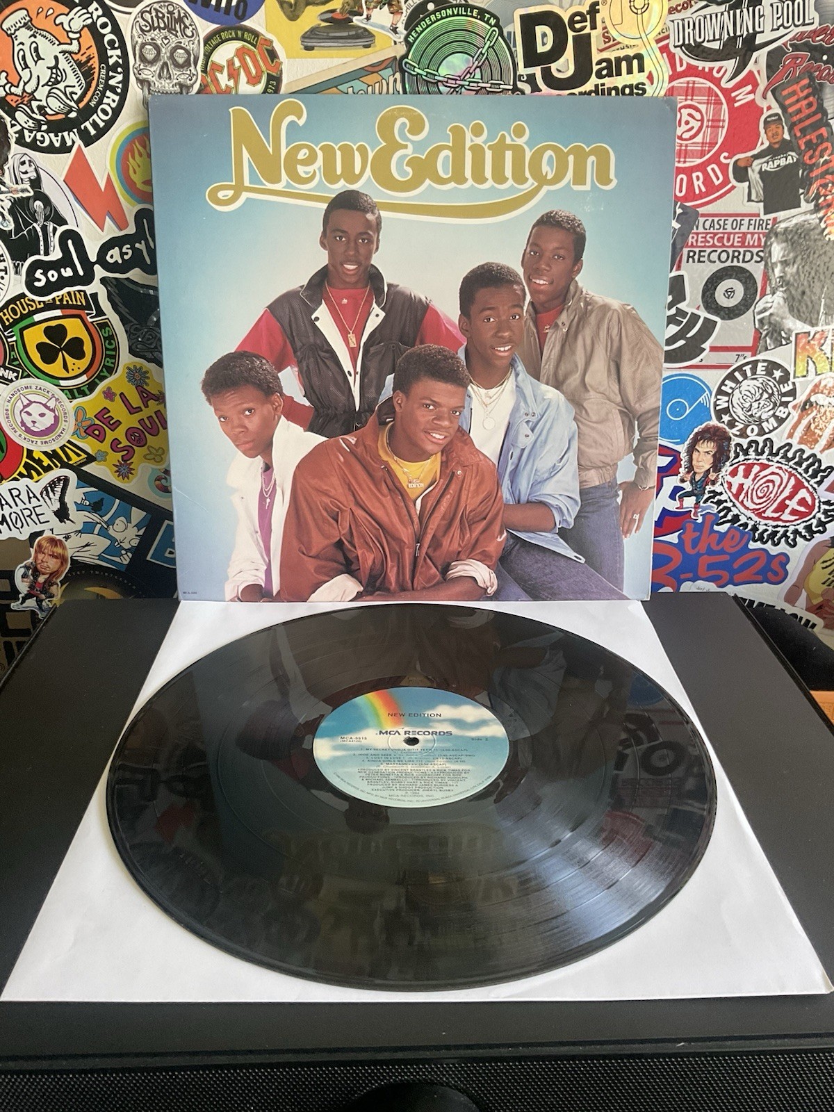 NEW EDITION Self Titled VG+ VINYL