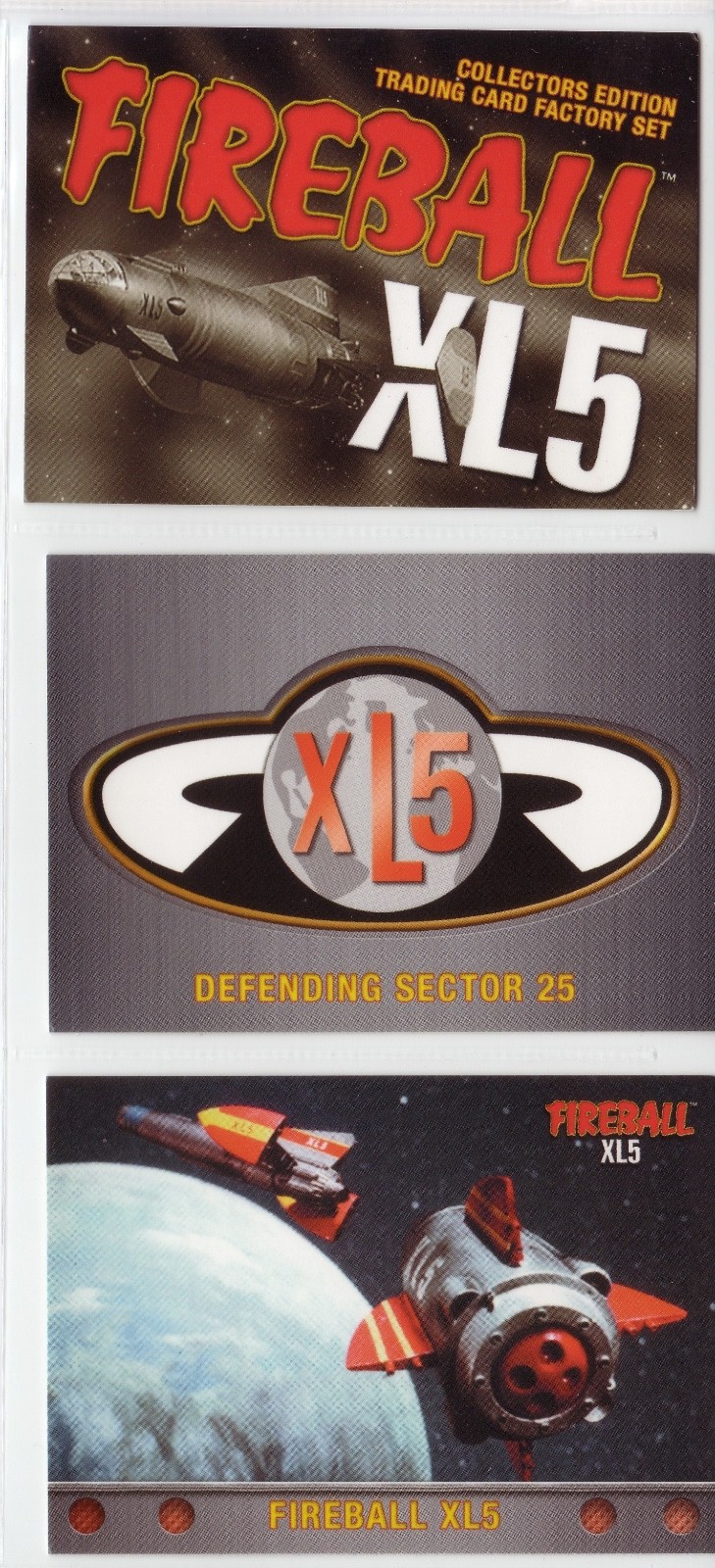 FIREBALL XL5 -  30 CARD COLLECTORS EDITON SET - CARDS INC. - 2003