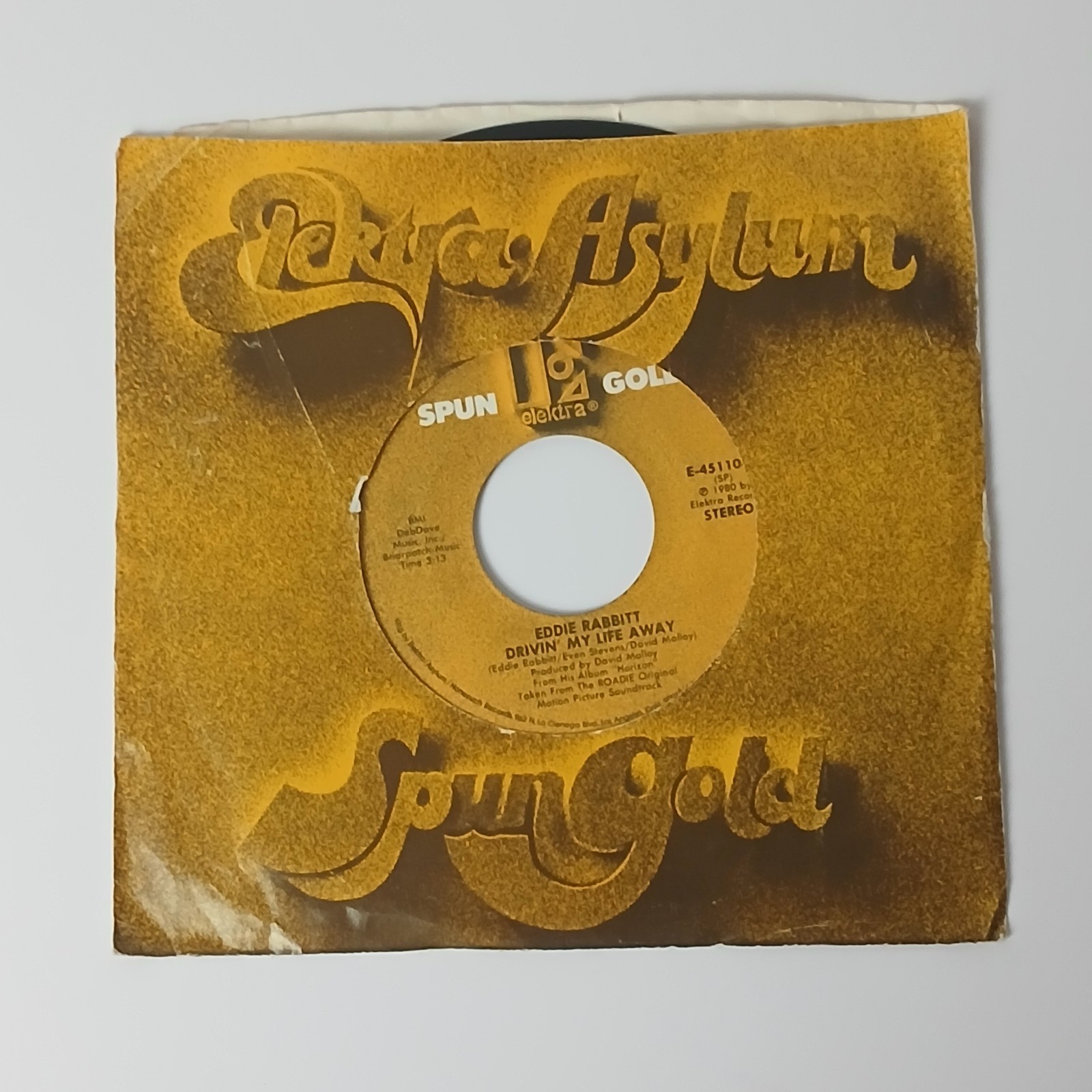 Eddie Rabbitt – Drivin' My Life Away / Two Dollars In The Jukebox 45 rpm record
