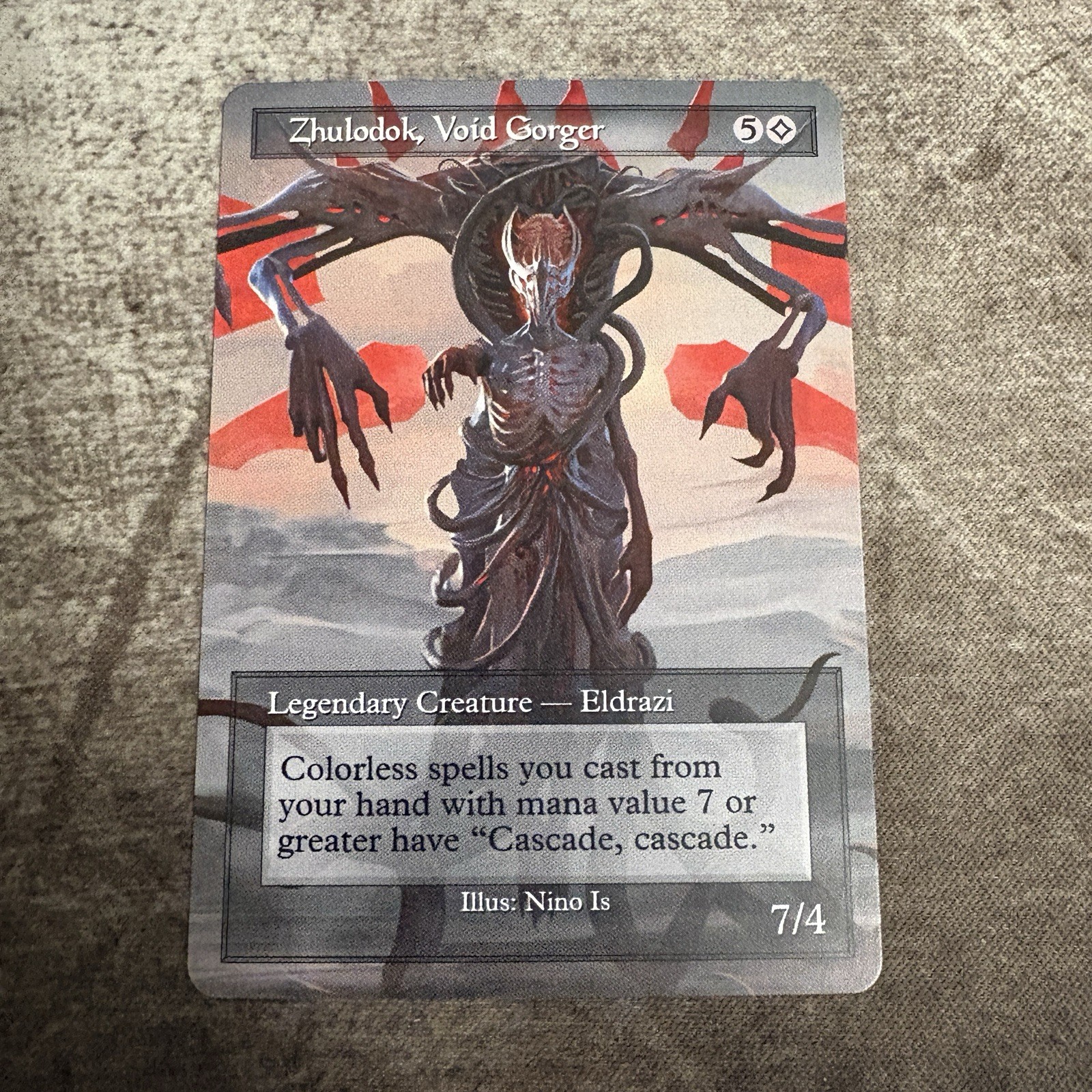 Zhulodok, Void Gorger - Custom Art MTG Magic The Gathering Playtest Card