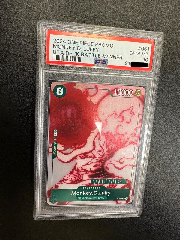 Monkey D. Luffy P-061 Winner Tournament English – PSA 10
