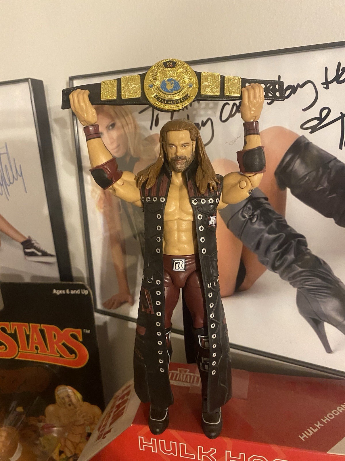 wwe ultimate edition serie 8 edge con titolo pesante aggiunto solo mostrato