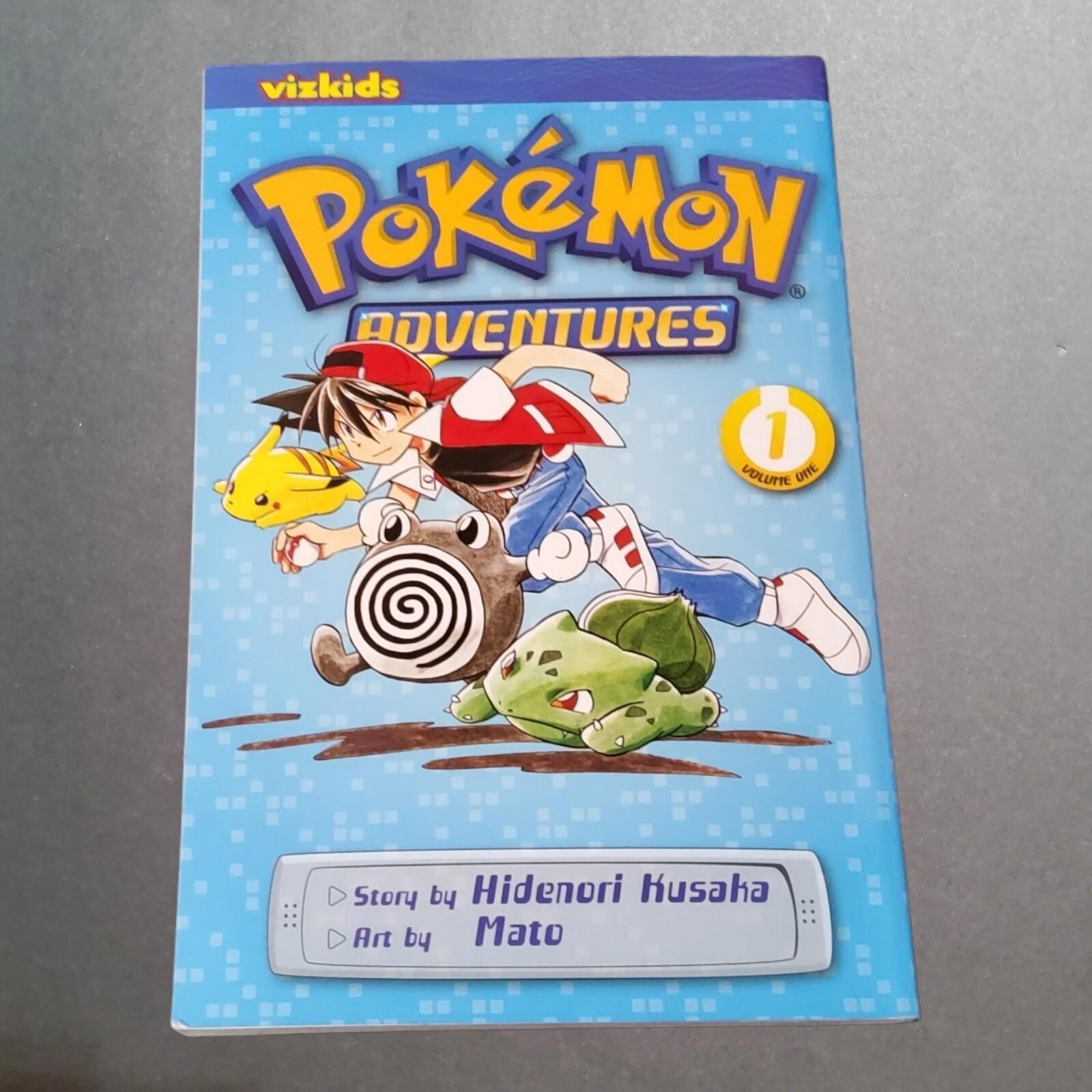 Pokemon Avventure Vol 1 Manga Inglese Rosso Blu Nintendo Viz Media Fumetto