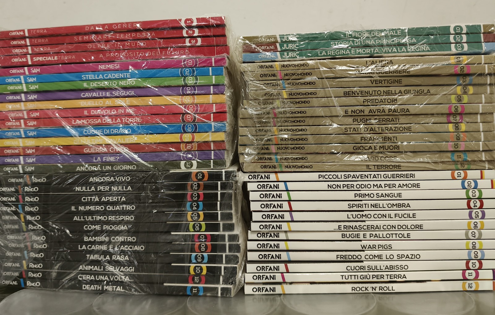 Sergio Bonelli Editore ORFANI Serie quasi completa entra e leggi 