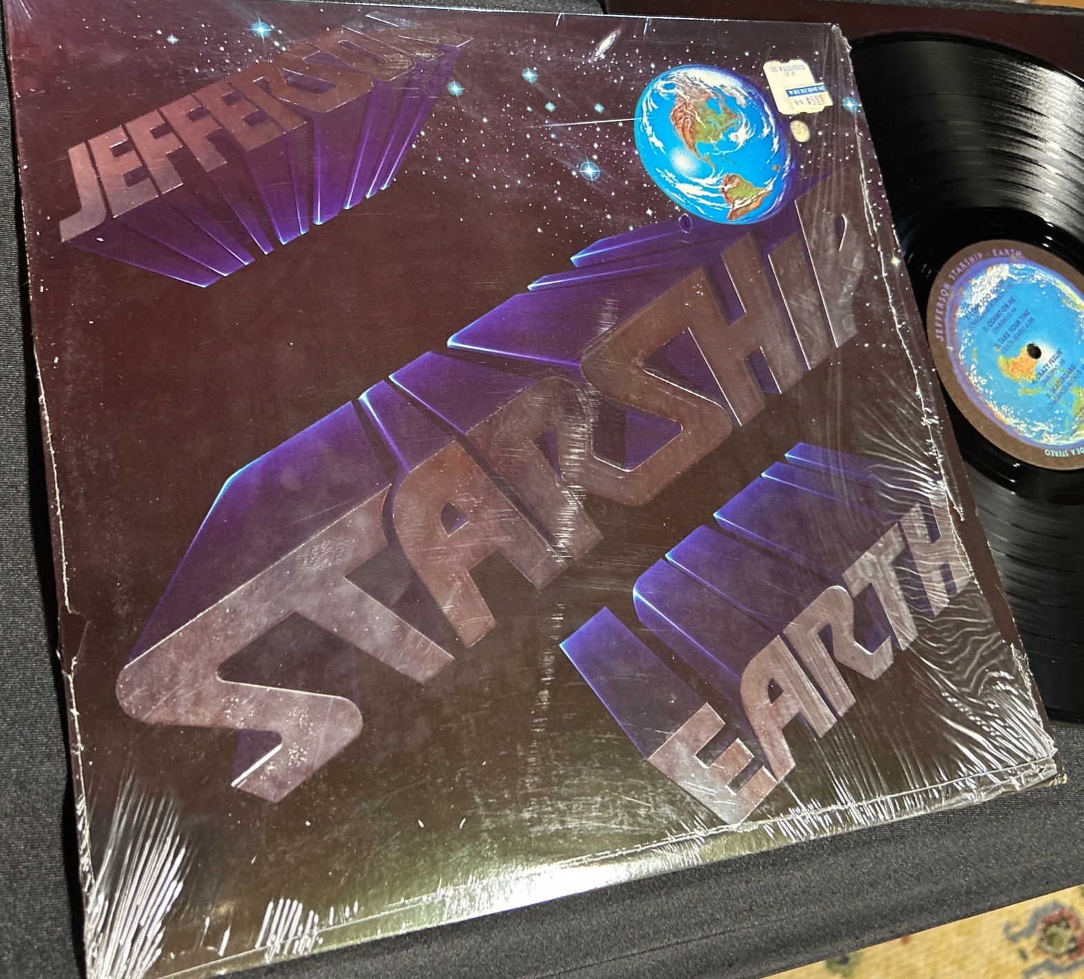 Jefferson  Starship EARTH Original 1978 Vinyl  in Shrink Near Mint!  Amazing!