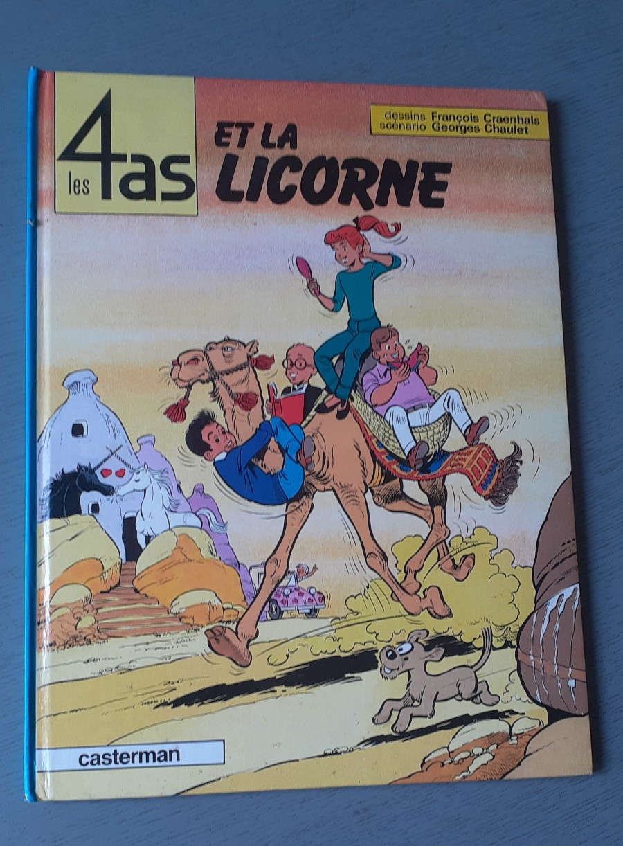 les 4 AS et la licorne /  réédition de 1985