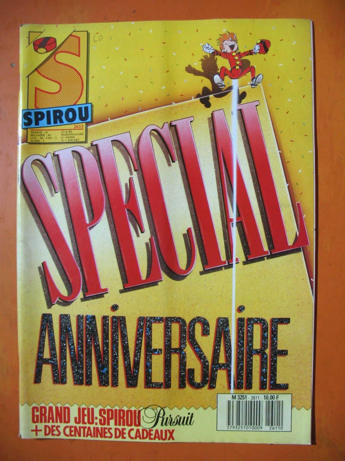 SPIROU Magazine N° 2611 du 27/04/1988- Spécial anniversaire