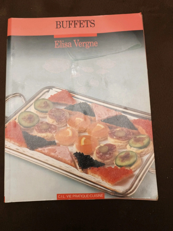 Livre de cuisine Buffets – Elisa Vergne