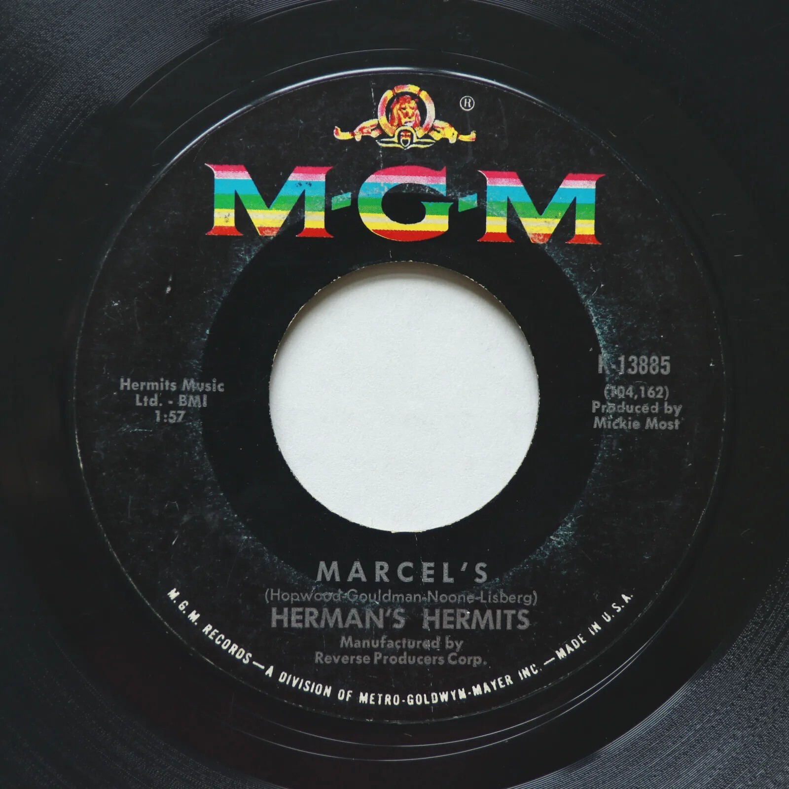 Herman's Hermits - I Can Take or Leave Your Loving / Marcel's 45 rpm 7" Single