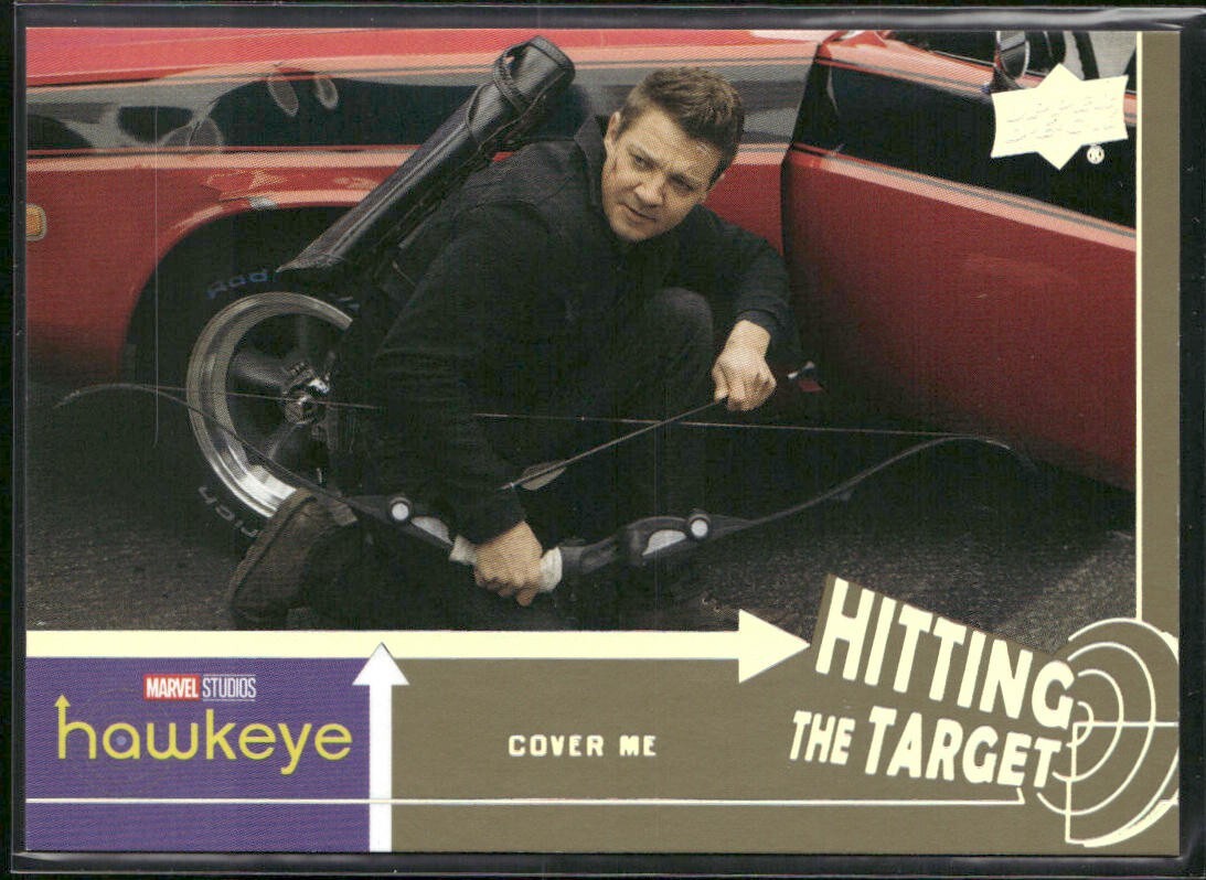 2023 Upper Deck Marvel Hawkeye Hitting the Target Gold /57 #HT15 - Cover Me
