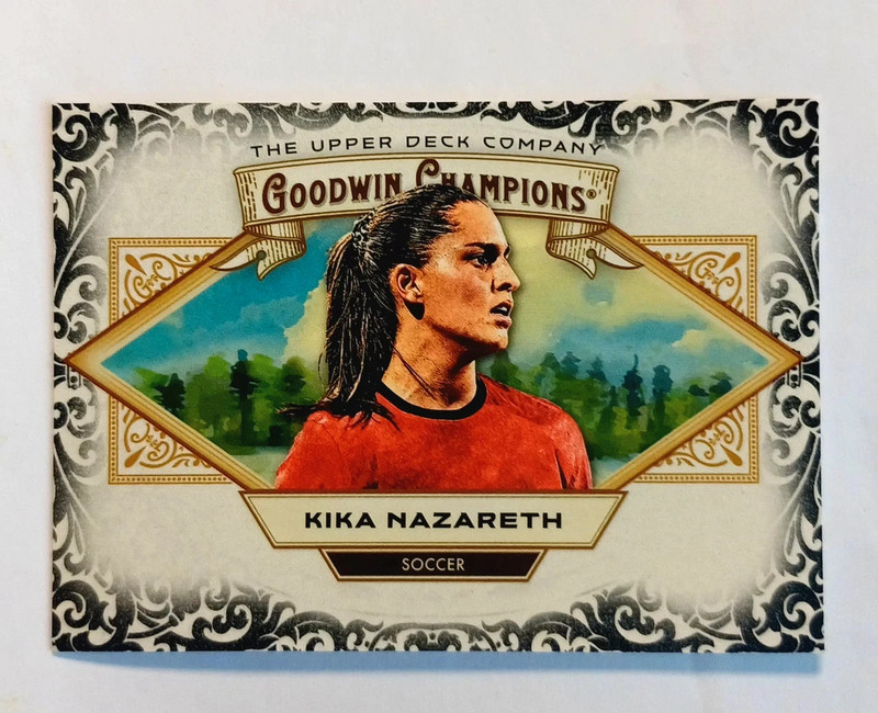 Carta Kika Nazareth - Upper Deck Goodwin Champions 2025 (Nº 90) - Glossy Black Parallal
