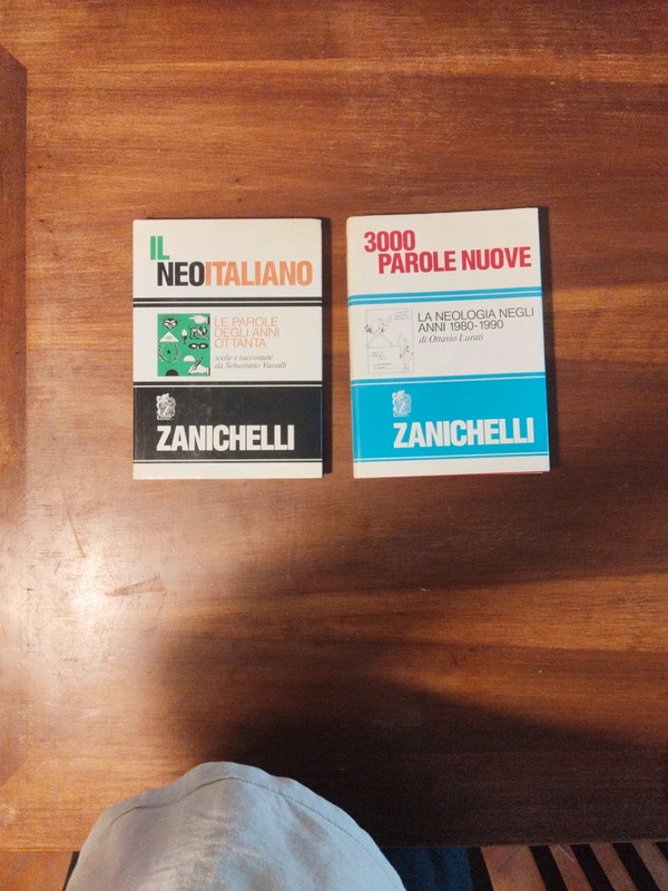Due dizionari Zanichelli