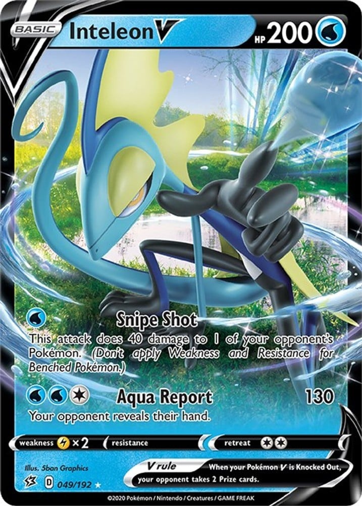 Inteleon V 049/192 Holofoil NM