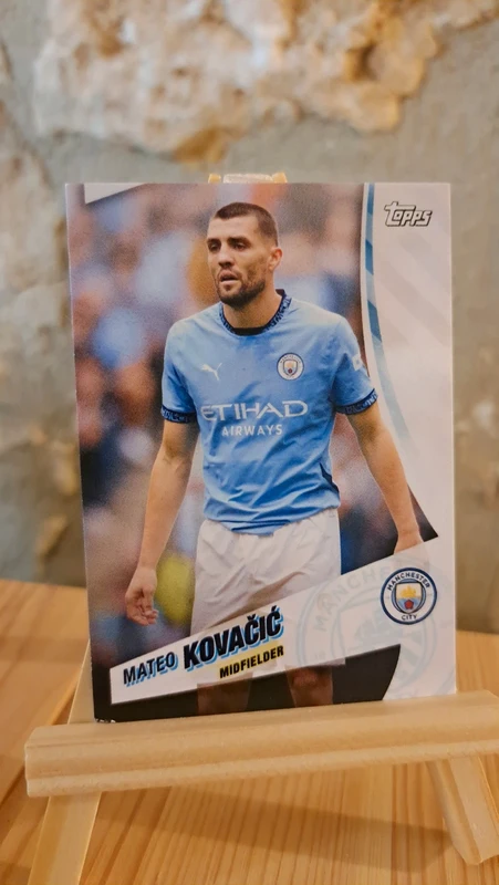 Mateo Kovacic #19 Topps Manchester City Team Set 2024-25