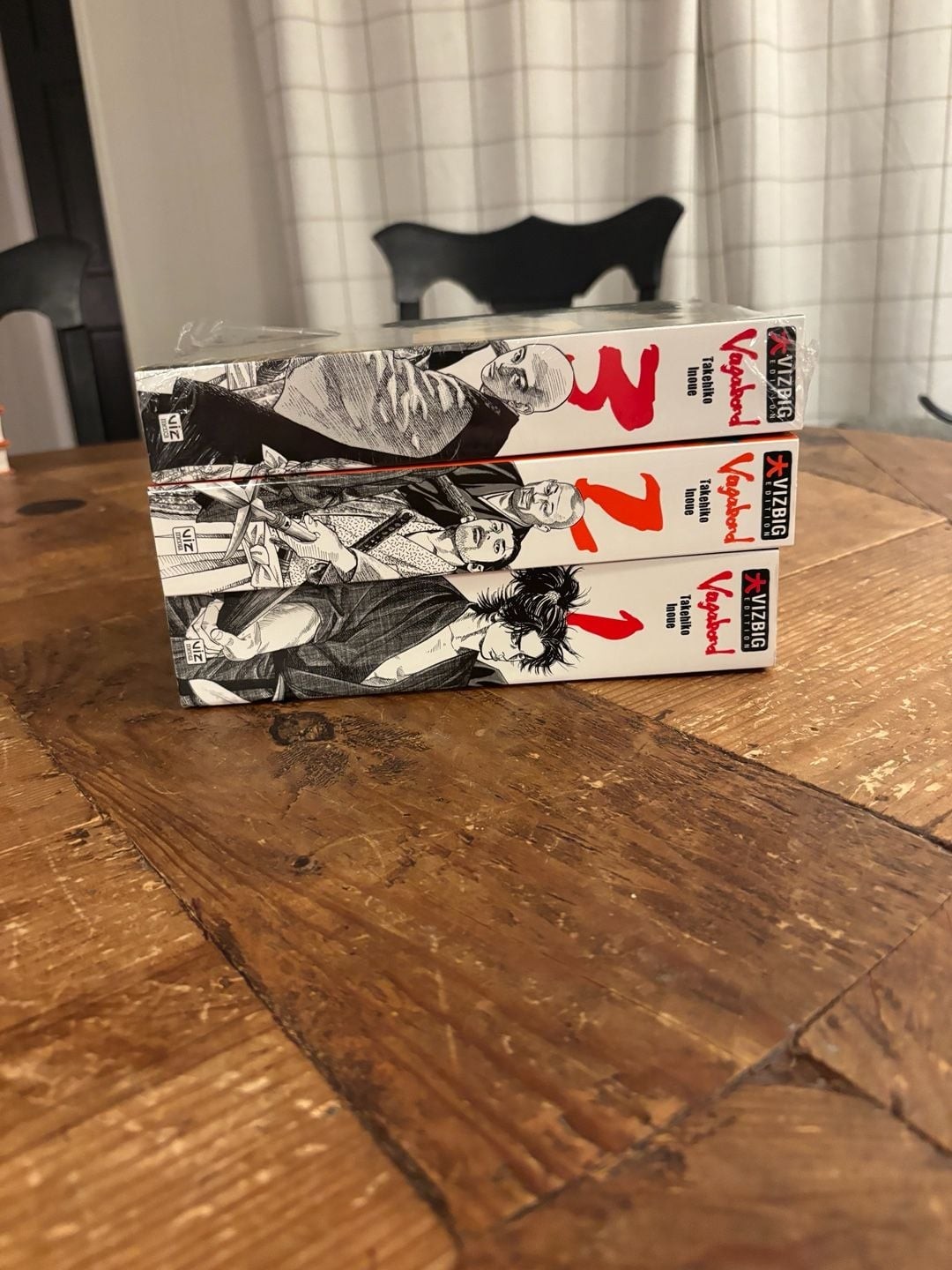 Vagabond Vizbig Edition Manga Volumi 1-3 Set di Takehiko Inoue