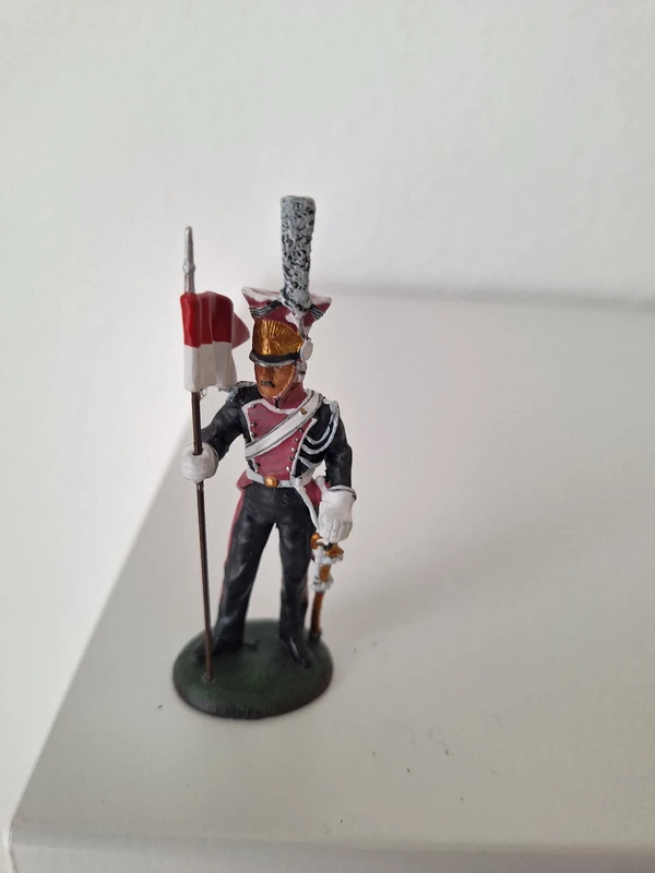 Sammelfigur Aufstellfigur Zinnfigur Figur del Prado Cavalier 1er rgt Lanc pol.