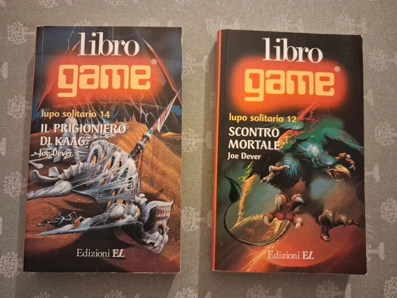 Libro game lupo solitario Joe Dever 14 12 il prigioniero di Kaag scontro mortale 2000 nuovi