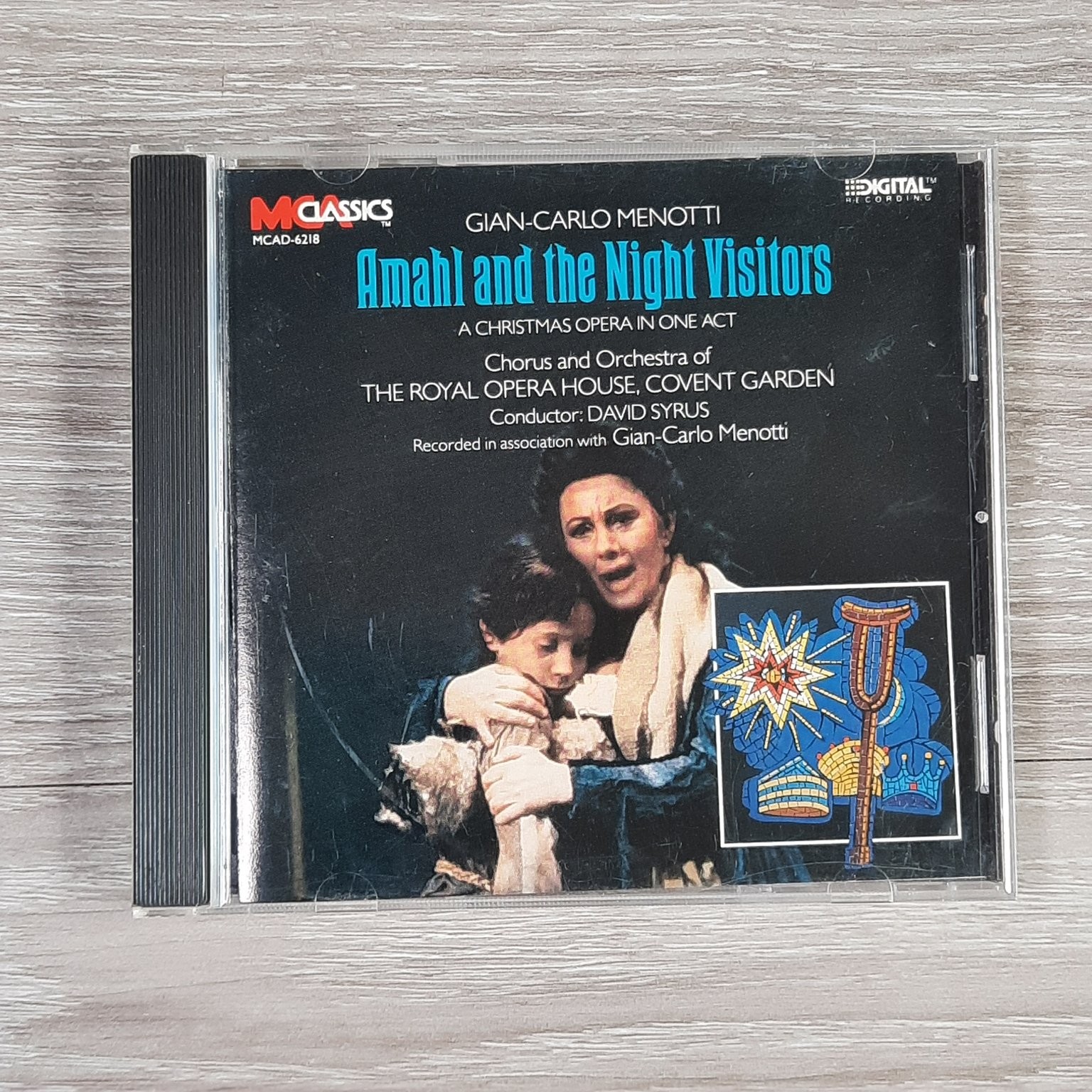 Gian-Carlo Menotti – Amahl and the Night Visitors CD 1987 Christmas Opera