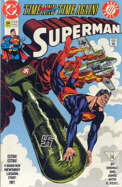 Superman #54 FN 1991 Immagine Stock