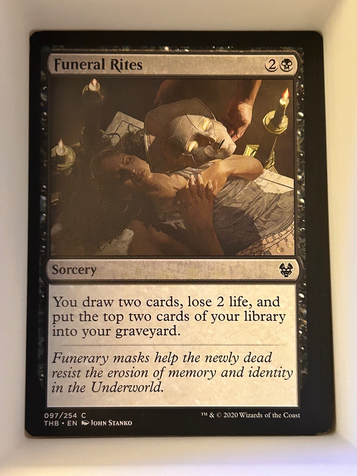 Funeral Rites 97 Common Theros Beyond Death Magic: The Gathering Near Mint