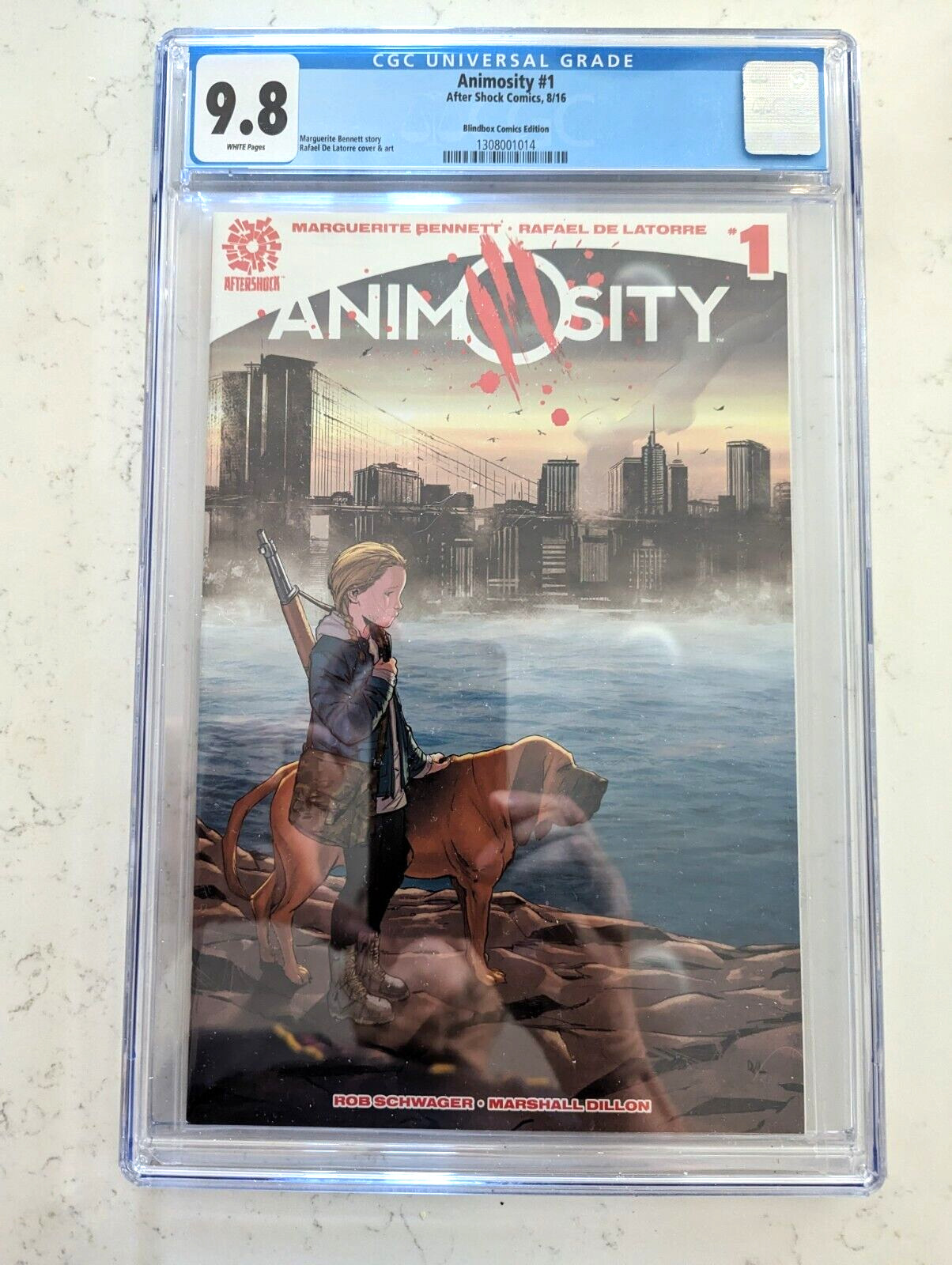 Animosity #1 Blindbox Comics Variant CGC 9.8 2016