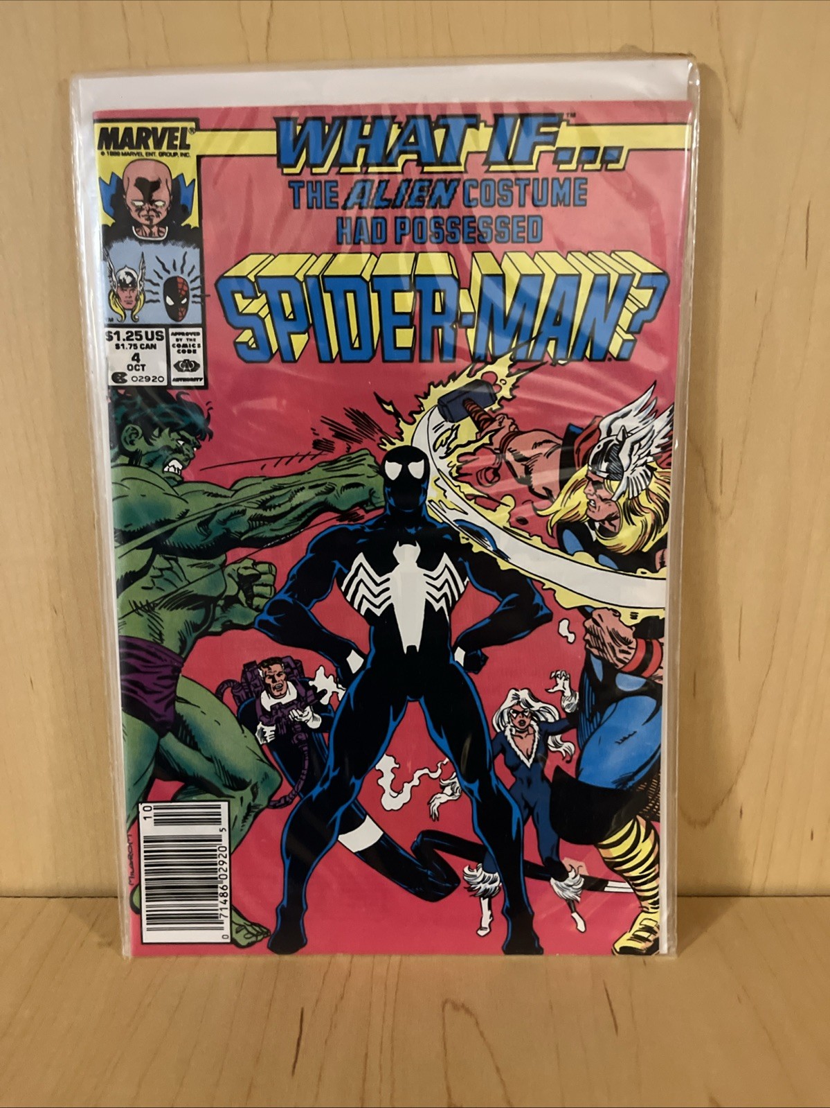 E se...? #4 (Marvel Comics 1989) Costume alieno posseduto Spider-Man