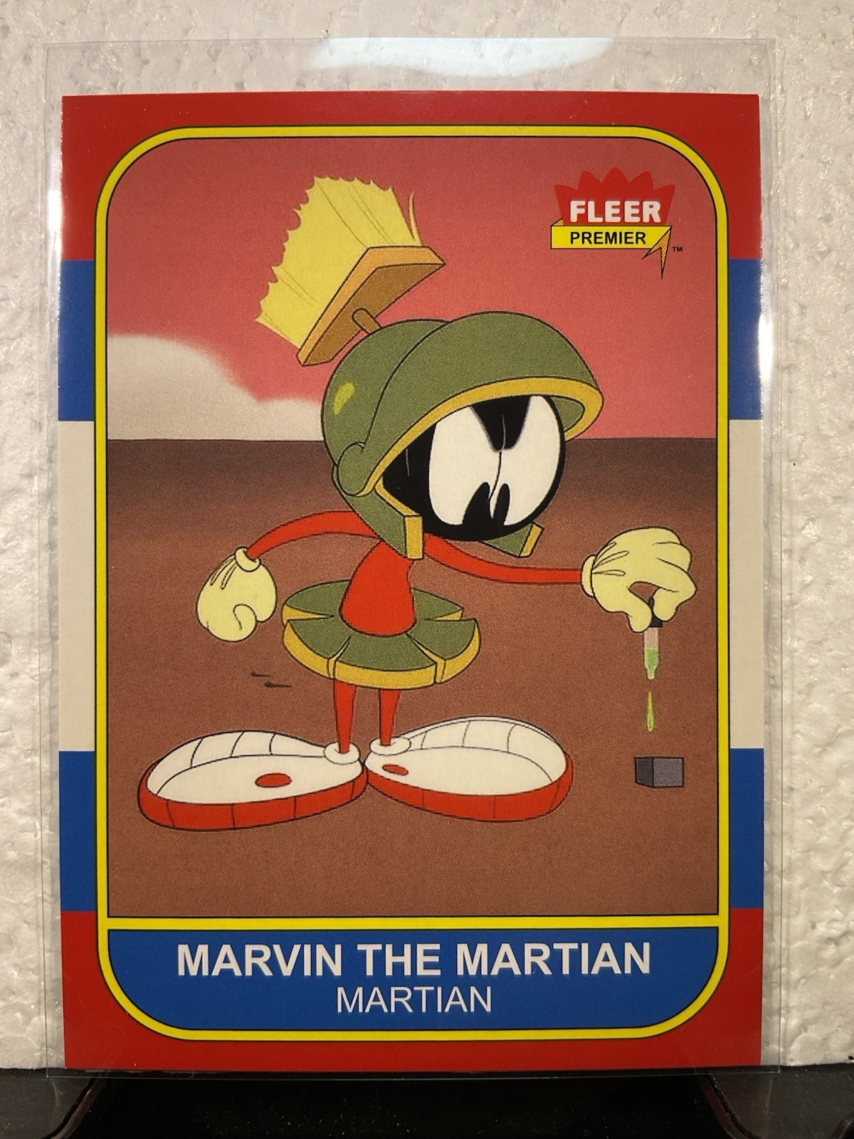 2024 Fleer Retro Looney Tunes Sky Box Retro Marvin The Martian 86f-7 Card