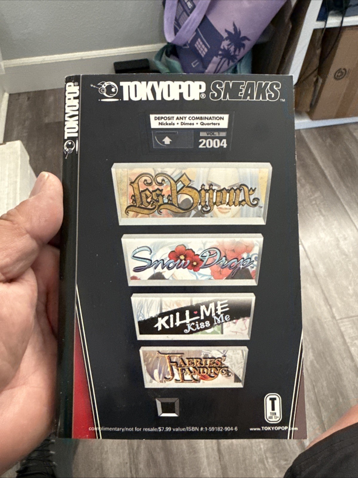 Tokyopop Sneaks Volume 1 (Manga, 2004) EXC+ paperpack libro fumetto vintage anime